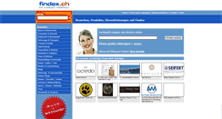 Desktop Screenshot of findex.ch
